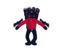 Peluche Skibidi Toilet Titan Speakerman traje rojo y armas