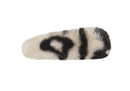 Hairclips Peluche Animal Print Beige