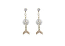 Aretes de Sirena con Cristales