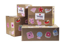 Caja para Regalo con Stickers