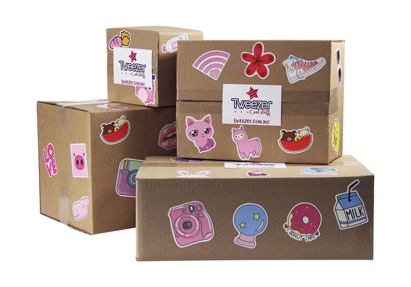 Caja para Regalo con Stickers