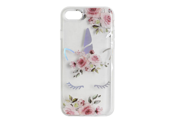 Funda para Celular Iphone Unicornio con Flores