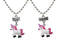 Collar BFF Unicornios Blancos Pelo Rosa