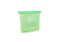 Bolsa de Silicon Antiderrame Reutilizable Verde