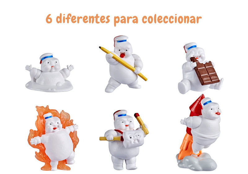 Coleccionable Cazafantasmas Malvavisco Stay Mini Puft Figuras Con Slime