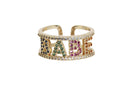 Anillo Ajustable Rainbow BABE