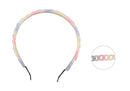 Diadema de eslabones rainbow pastel