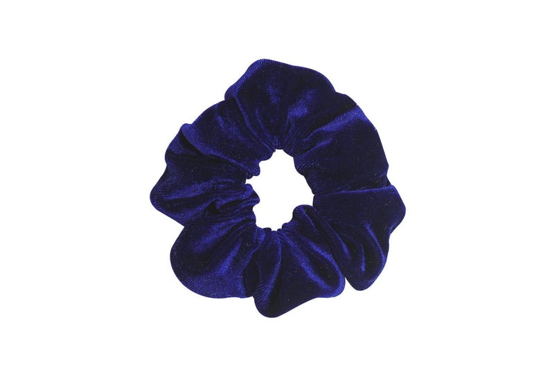 Scrunchie Terciopelo VSCO Azul Rey