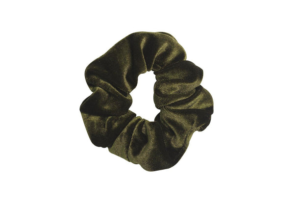 Scrunchie Terciopelo VSCO Verde Olivo