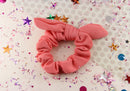 Scrunchie con Mono Texturas color rosa