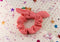 Scrunchie con Mono Texturas color rosa