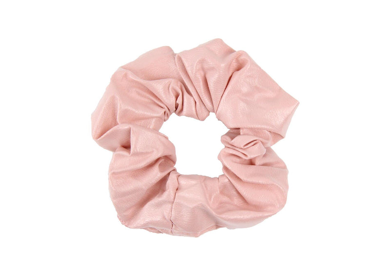 Scrunchie Vinil Rosa Claro