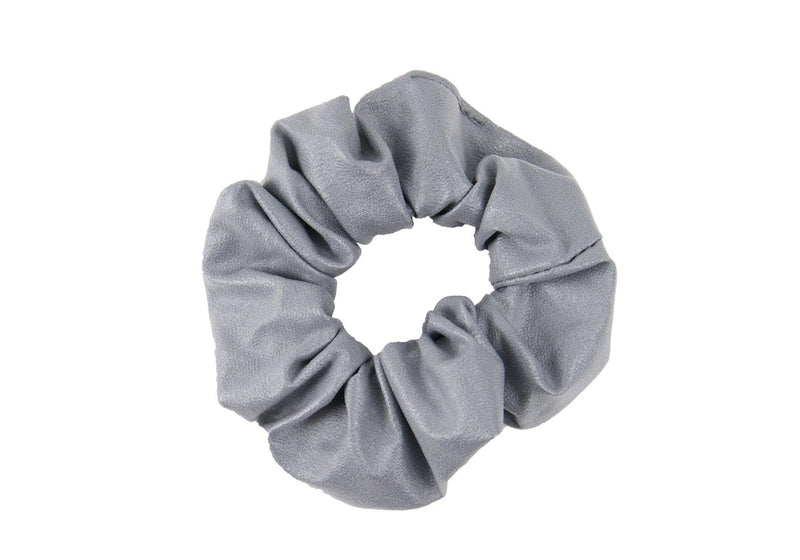 Scrunchie Vinil Gris