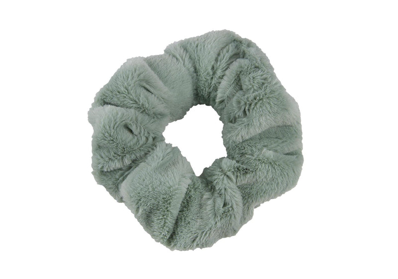 Scrunchie Peluche Verde