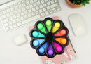 Flower Fidget Multicolor Color Negro