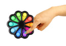 Flower Fidget Multicolor Color Negro