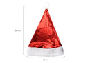 Gorrito de Navidad Rojo Metálico Santa Claus Tamaño Chico