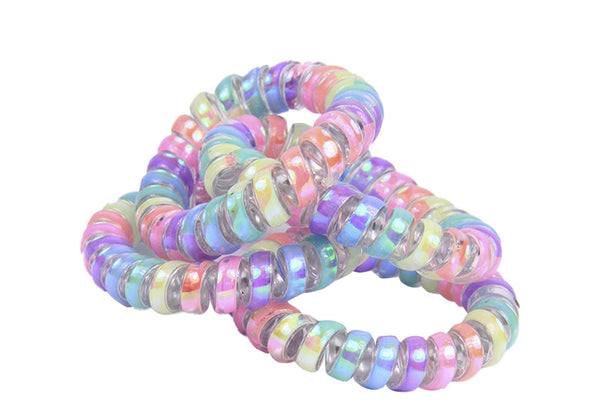 Set de 4 Ligas Espiral Rainbow