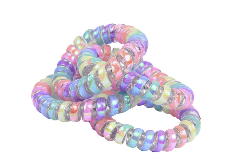 Set de 4 Ligas Espiral Rainbow