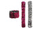 Brazalete de Lentejuela Reversible Fucsia / Plateado 23 cm