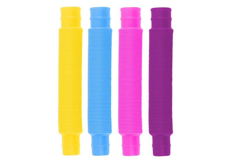 Pop Tube Large Set Aqua / Amethyst / Pink / Yellow