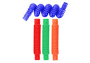 Pop Tube Large Set Orange / Blue / Red / Green