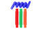 Pop Tube Large Set Orange / Blue / Red / Green