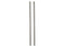 Set de 2 Popotes Acero Inoxidable Rectos Plateados