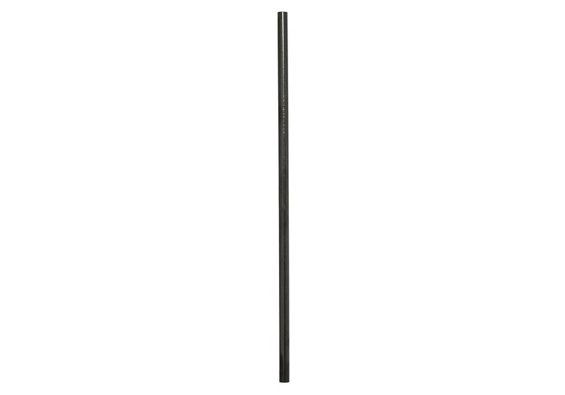 Popote Acero Inoxidable Recto Negro