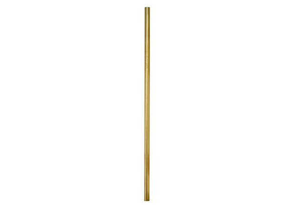 Popote Acero Inoxidable Recto Dorado