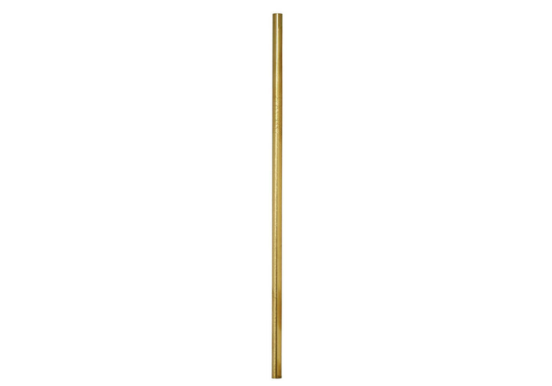 Popote Acero Inoxidable Recto Dorado