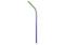 Popote Acero Inoxidable Curvo Rainbow