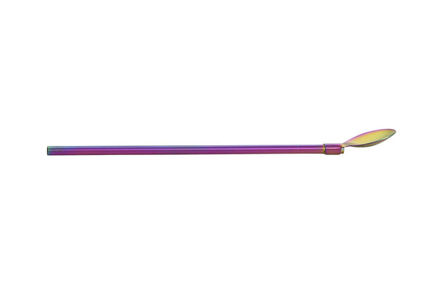 Popote Cuchara 2 en 1 Acero Inoxidable Rainbow