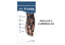 Cubrebocas KF94 de 4 Capas Adulto Estampado Animal Print Leopardo