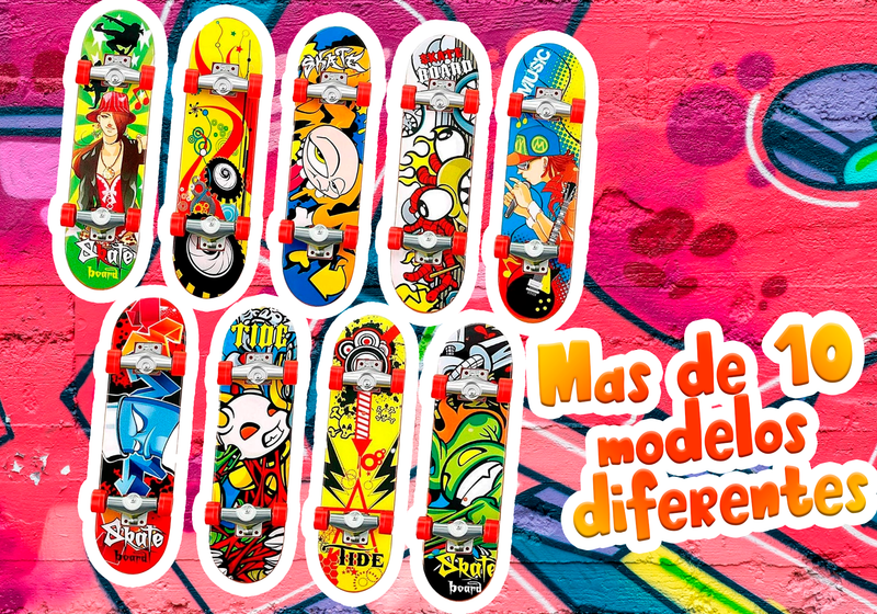 Patineta para Dedos Skatepark Fingerboard Mini 96mm