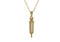Collar Acero Inoxidable Dorado Jeringa