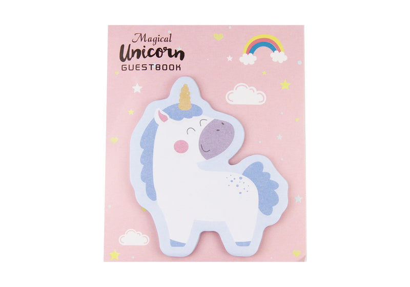 Block de notas mini unicornio unicornio azul